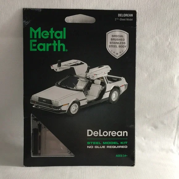 Kit di costruzione 3D Metal Earth: DeLorean Ritorno al futuro